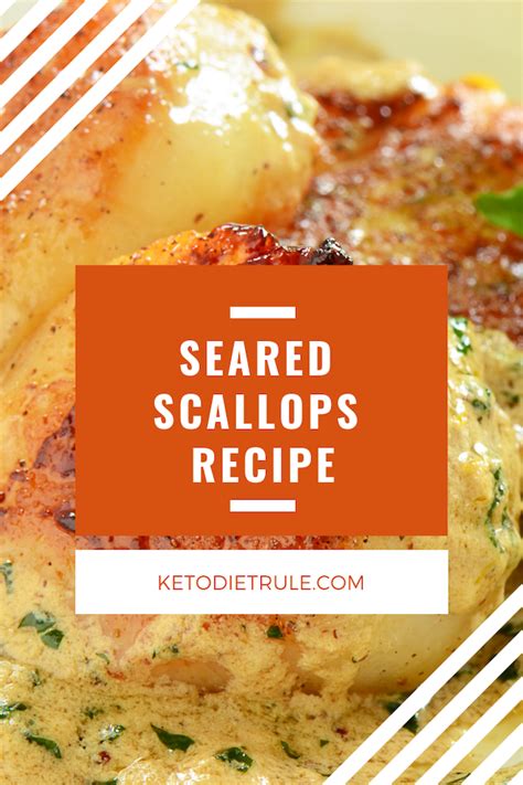 There are recipes here for grilling chicken, fish, pork, beef, and vegetables, and they're all low in carbs! Seared Scallops with Creamy Cheese Sauce Low-carb Keto Recipe | Recipe | Scallops seared ...