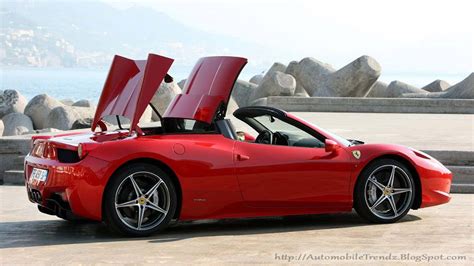There's more after the break, including a short video showing off the spider's folding. Automobile Trendz: Ferrari 458 Italia Spider Wallpaper  6 Pictures 