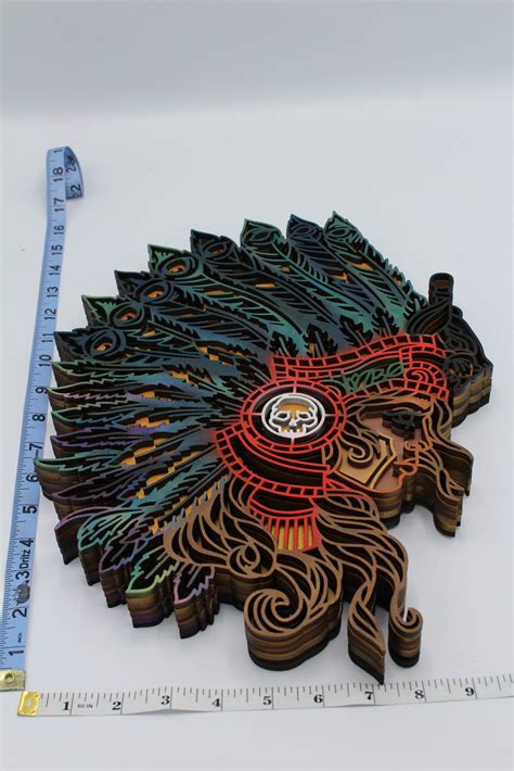 Indian Head Mandala Crafty Gargoyles