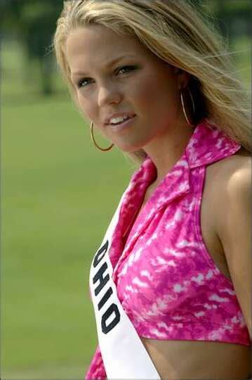 Allie Laforce Miss Ohio Teen Usa 2005 Poses During The Taping Of