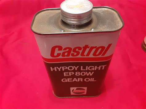 Man Cave Castrol Vintage Castrol Hypoy Ep 80 Gear Oil Can Sealed Full