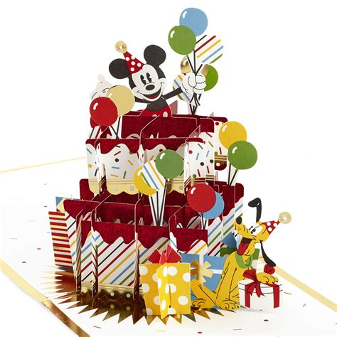 Buy Hallmark Signature Paper Wonder Pop Up Birthday Card Disney Mickey Mouse And Friends