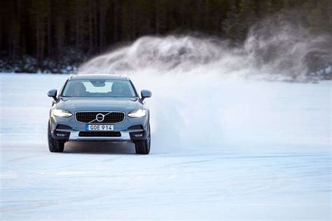 2017 Volvo V90 Cross Country On Ice In Sweden The Drive