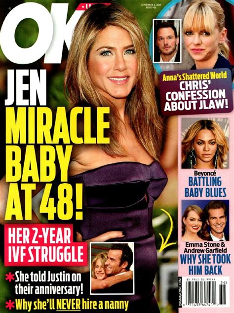 Jennifer Aniston Pregnant New Idea Magazine