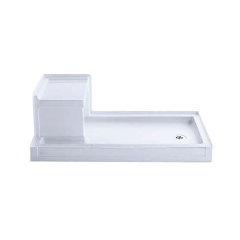 Kohler Tresham 60 In X 32 In Single Threshold Shower Base With Right Drain In White K 1976 0