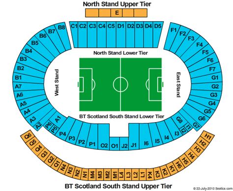 National Stadium At Hampden Park Seating Chart National