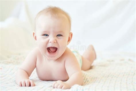 Cute Smiling Baby Girl Stock Image Image Of Human Colorful
