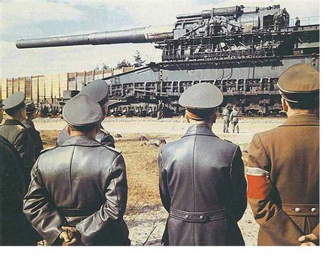 In Wwii Germany Built A Massive Railway Gun Called The Gustav Firing