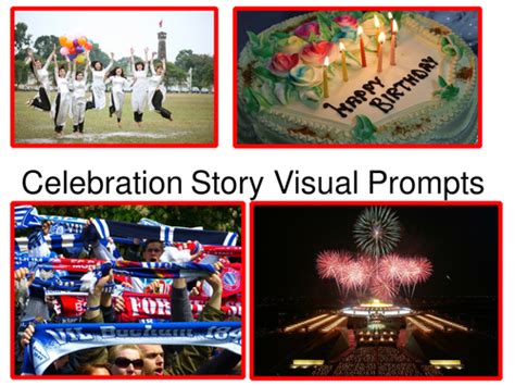 Celebration Story Visual Prompts Teaching Resources