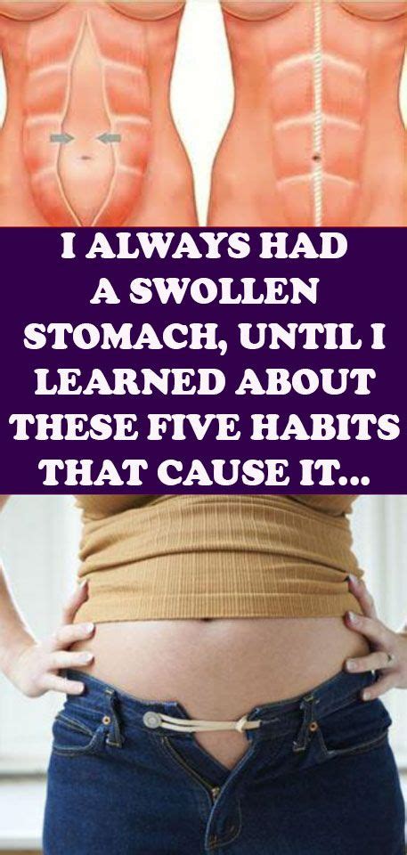 I Always Had A Swollen Stomach Until I Learned About These Five Habits