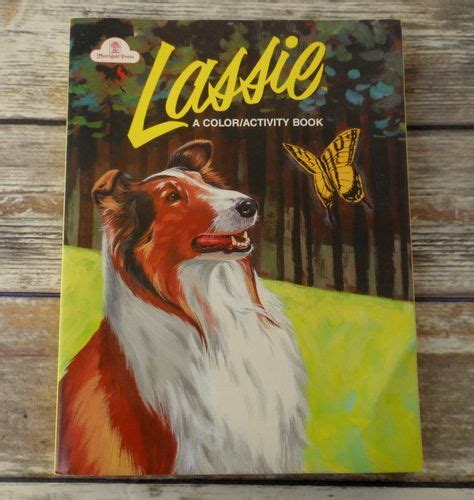 Details About 1969 Lassie Coloring Book Unused Merrigold Press Butterfly Collie Color Activity