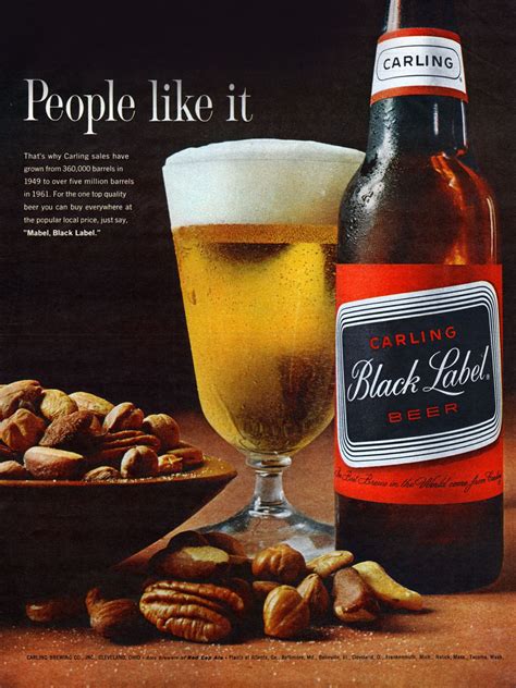Freds Advercity Carling Black Label Beer Ad Beer