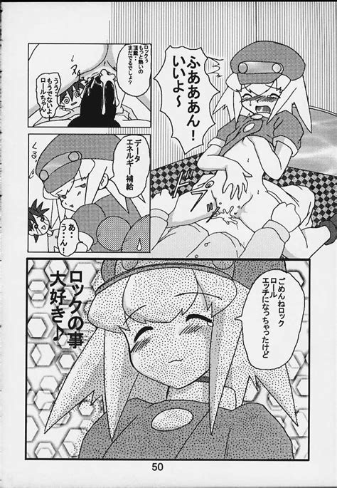 Rule 34 Blush Cum Doujinshi Eyebrows Visible Through Hair Hat Japanese Text Mega Man Mega Man