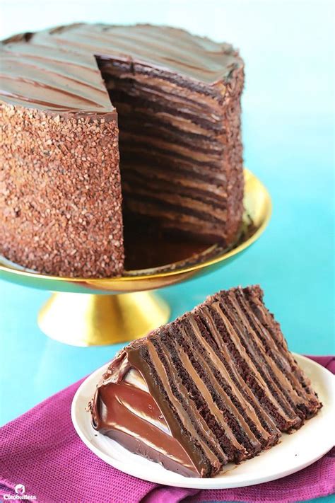 Epic 12 Layer Chocolate Cake Cleobuttera Recipe Chocolate Layer Cake Food Recipes