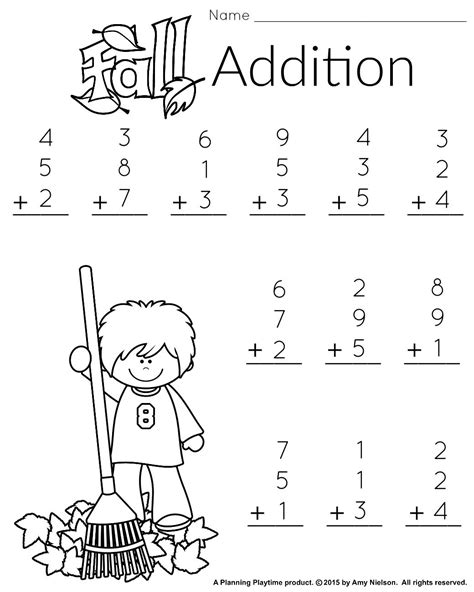 1st Grade Math And Literacy Worksheets With A Freebie Addition