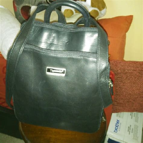 Tignanello Bags Leather Tignanello Black Backpack Bag Poshmark