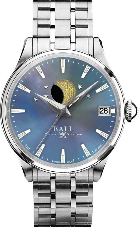 Ball Watch Company Trainmaster Moon Phase Ladies NL3082D-SJ-BE Watch | Jura Watches