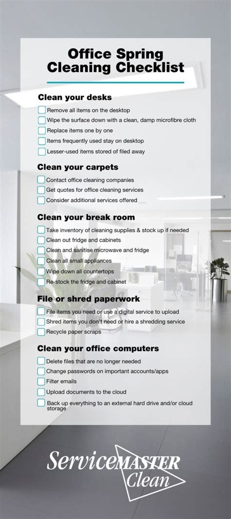 Simple Steps To Spring Clean Your Office ServiceMaster Office Cleaning