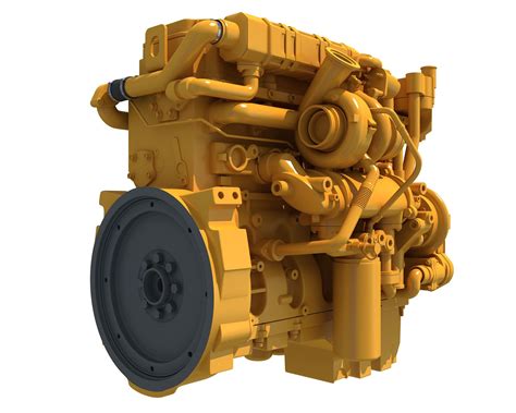 Industrial Diesel Engine 3d Model 249 3ds C4d Lwo Max Obj Xsi