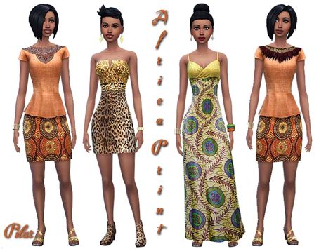 The Sims Resource Africa Print