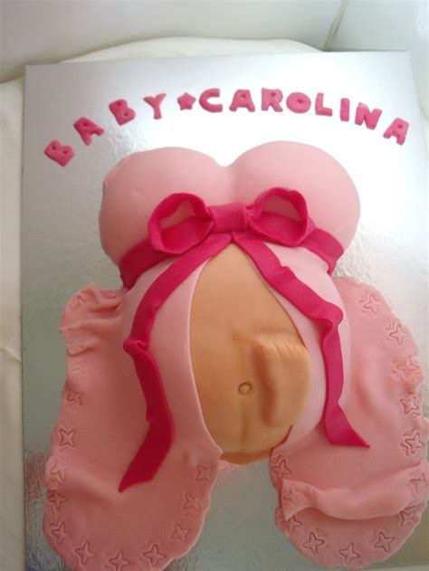 Pregnant Belly Cake Decorated Cake By L Gia Cakesdecor