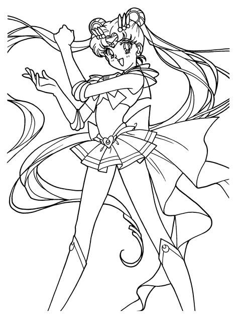 Dibujos De Sailor Moon Para Colorear 100 Imágenes Para Imprimir