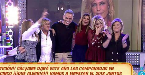 Campanadas 2017 Telecinco El Equipo De Sálvame Los Protagonistas De