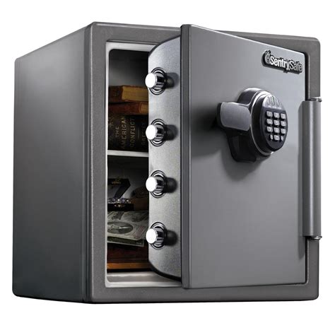 Having a safe at home helps you keep these items safe from people you don't want accessing your personal information, as well as any emergencies, like fires or floods. SentrySafe 1.23 cu. ft. Fireproof Safe with Digital Keypad-SF123ES - The Home Depot