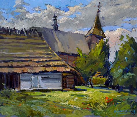 Orest Tsyupko Landscape Paintings Painting Cityscape