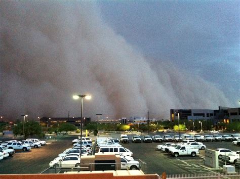 Giant Dust Storm Hits Phoenix Desertusa