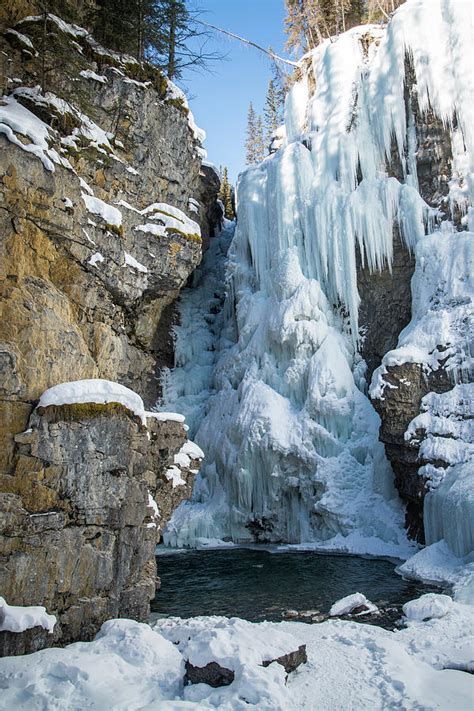 Frozen Johnson Canyon Photograph By Bill Cubitt Fine Art America
