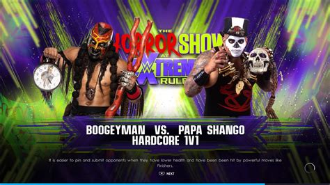 WWE 2K22 Boogeyman Vs Papa Shango Hardcore NEW MOST WANTED DLC YouTube