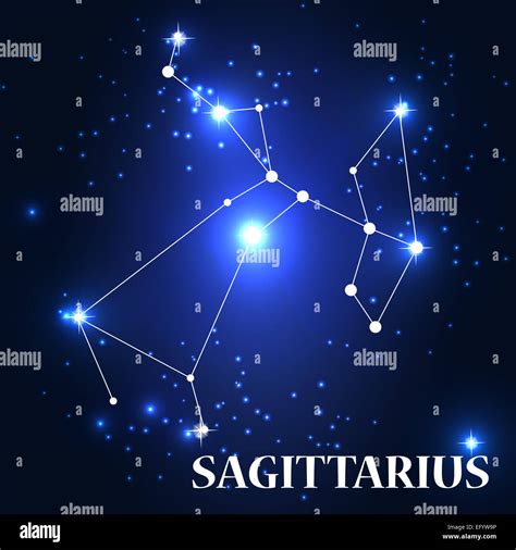 Symbol Sagittarius Zodiac Sign Vector Illustration Stock Photo Alamy