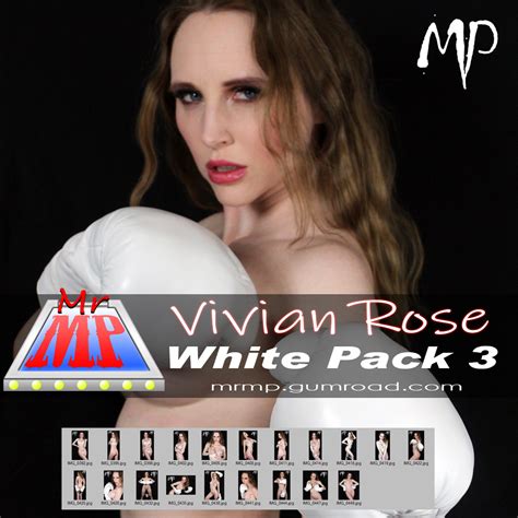 Vivian Rose White Pack 3