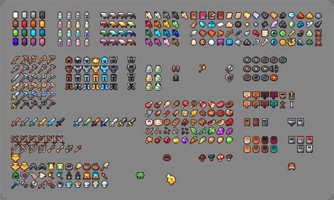 Artstation Collection Of 16x Inventory Icons