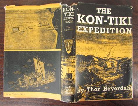 The Kon Tiki Expedition 1953 Edition Of English Translation Tiki