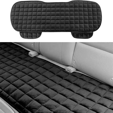 universal 133cm 49cm car seat cover four seasons rear linen fabric cushion breathable protector