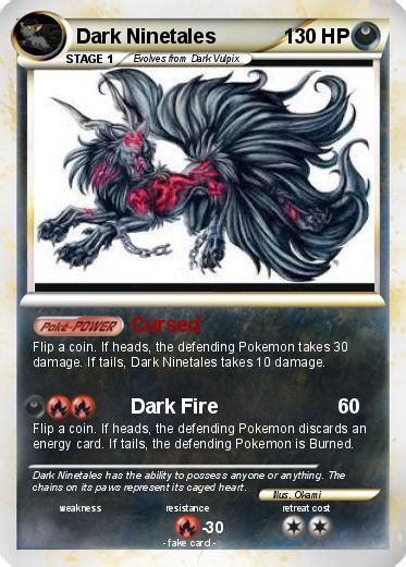 Pokémon Dark Ninetales 3 3 Cursed My Pokemon Card