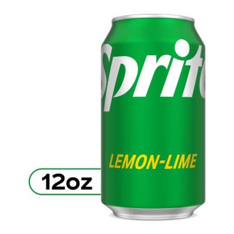Sprite Lemon Lime Soda Pop Soft Drinks 12 Fl Oz King Soopers