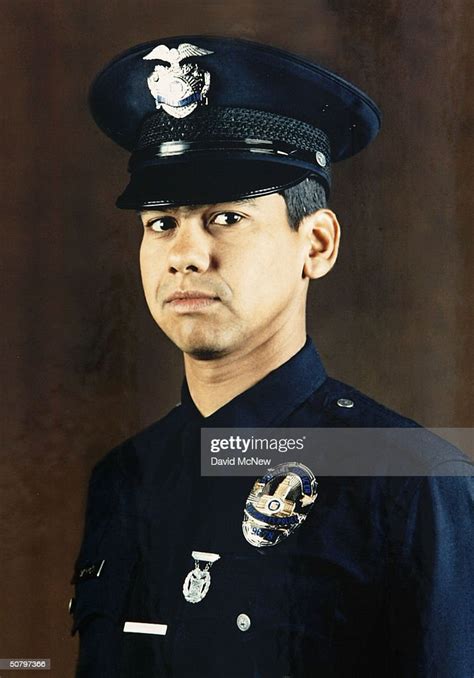 A Portrait Of Fallen Los Angeles Police Detective Abiel Barron Is