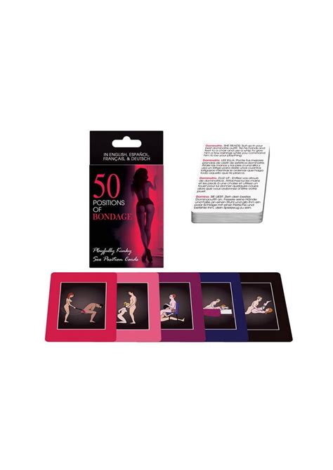 50 Positions Of Bondage Card Game Adult Sex Games Couples Foreplay Party Romance Ebay