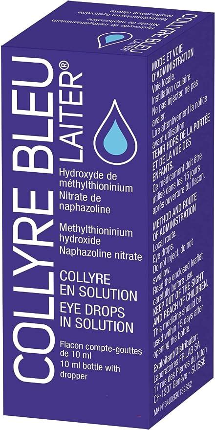 Original Laiter Collyre Bleu Eye Drops 10 Ml Uk Beauty