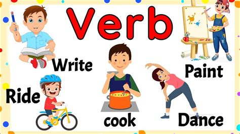Verb For Class 1 Verb Definition Verb In English Grammar Action