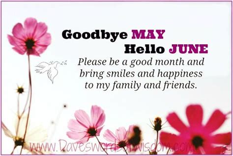 Goodbye May Hello June June Month Hello June June Quotes Goodbye May