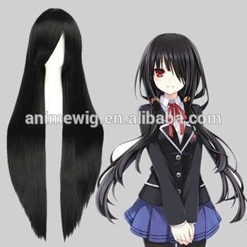 Kawaii hairstyles pretty hairstyles emo girls. High Quality 100cm Long Black Hair Wig Straight Final ...