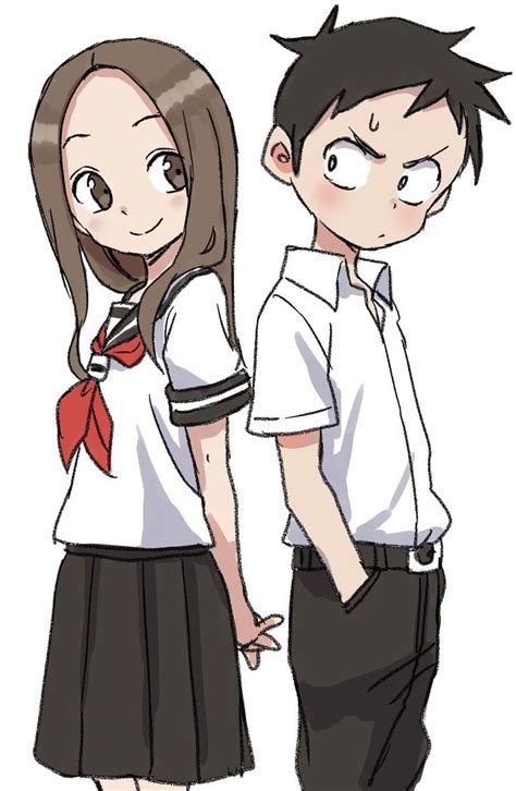 Tagaki San And Nishikata Personajes De Anime Dibujos Anime Manga