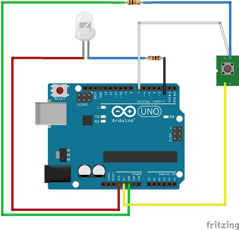 Wiring Push Button Arduino