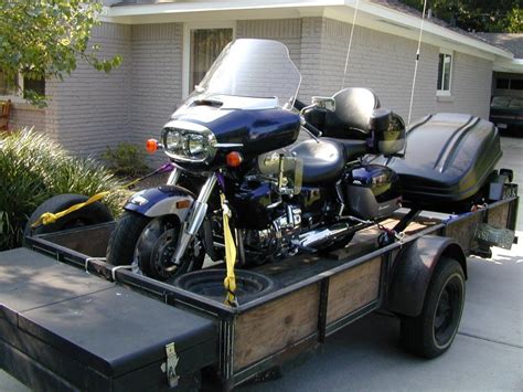 But tying down a motorcycle without using a wheel chock leaves the possibility of the front wheel turning and the entire motorcycle moving while being transported. The Honda Valkyrie