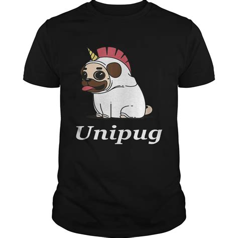 Unipug Unicorn Pug Dog Shirt Trend Tee Shirts Store
