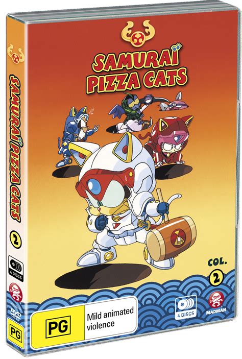 Samurai Pizza Cats Collection 2 Dvd Buy Now At Mighty Ape Australia